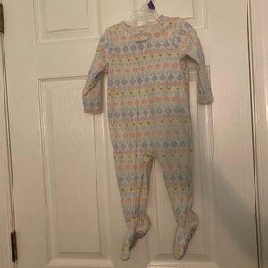 Fleece footie onesie